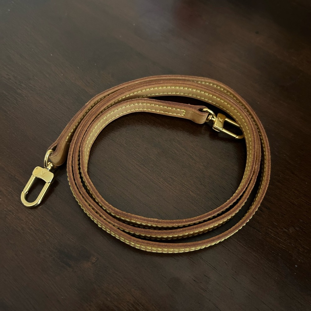 Authentic LV Vachetta Crossbody Strap